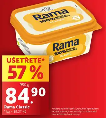 Lidl Rama classic nabídka