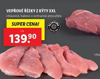 Lidl Vepřové řízky z kýty nabídka