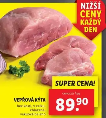 Lidl Vepřová kýta bez kosti nabídka