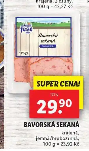 Lidl Bavorská sekaná nabídka