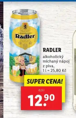 Lidl Radler nabídka