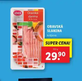 Lidl Oravská slanina nabídka