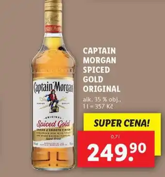 Lidl Captain morgan spiced gold original nabídka