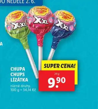 Lidl Chupa chups lízátka nabídka