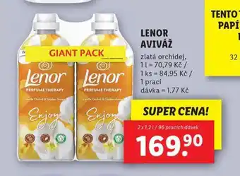 Lidl Lenor aviváž nabídka