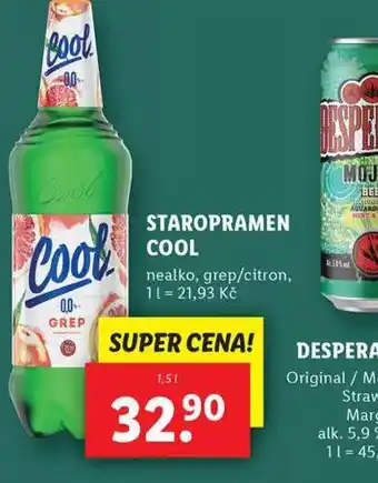 Lidl Pivo staropramen cool nealko nabídka