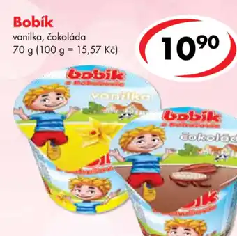 CBA Bobík vanilka, čokoláda nabídka