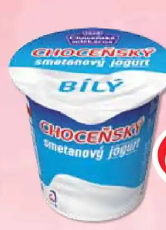 CBA Choceňský smetanový jogurt bílý nabídka