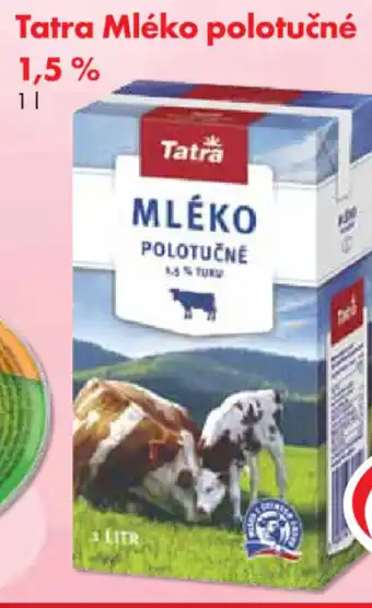 CBA Tatra Mléko polotučné 1.5% 1L nabídka