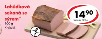 CBA Lahůdková sekaná se sýrem nabídka