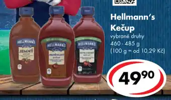 CBA Hellmann's Kečup nabídka