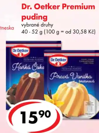 CBA Dr. Oetker Premium puding nabídka