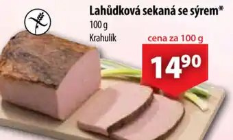 CBA Lahůdková sekaná se sýrem nabídka
