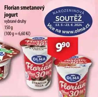 CBA Florian smetanový jogurt nabídka