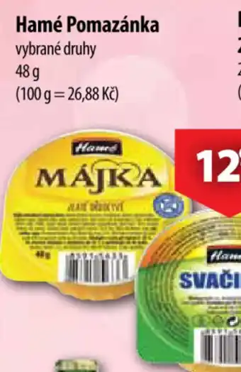 CBA Hamé Pomazánka nabídka