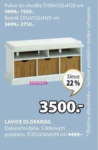JYSK LAVICE OLDEKROG nabídka
