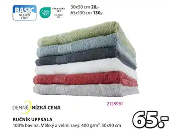 JYSK RUČNÍK UPPSALA nabídka