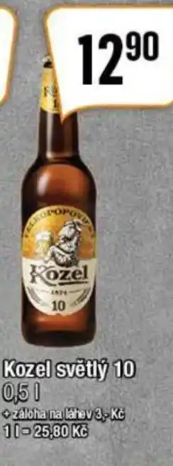 TEMPO Kozel světlý 10 0,5L nabídka
