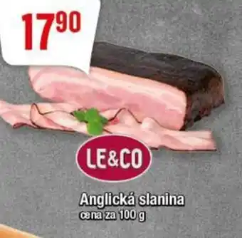 TEMPO Anglická slanina nabídka