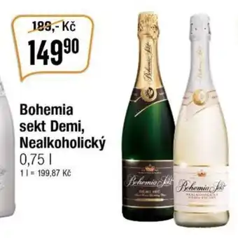 TEMPO Bohemia sekt Demi, Nealkoholický 0.75L nabídka