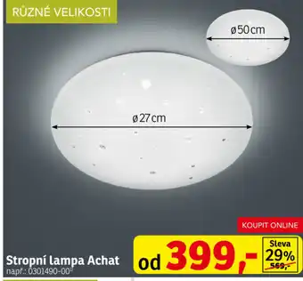 Asko Stropní lampa Achat nabídka