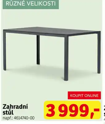 Asko Zahradní stůl nabídka