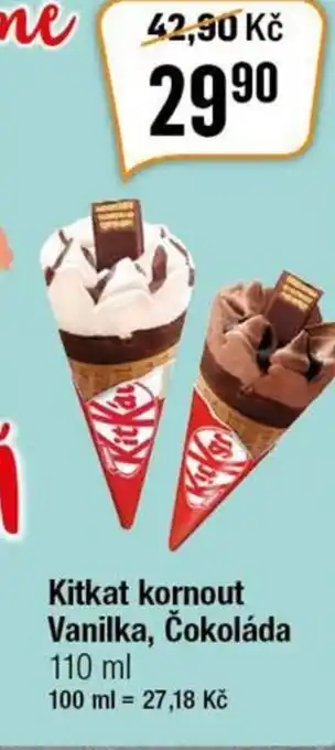 TEMPO Kitkat kornout Vanilka, Čokoláda nabídka