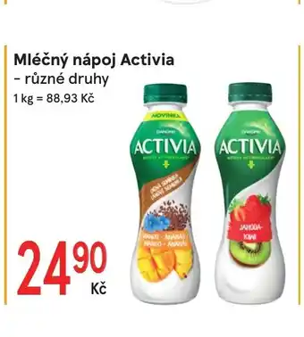 Žabka Mléčný nápoj Activia nabídka