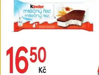 Žabka Kinder mléčný řez 28 g nabídka