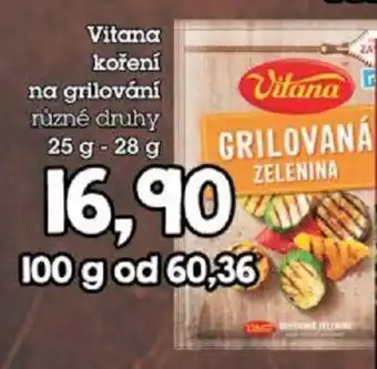 Jip Vitana koření na grilování nabídka