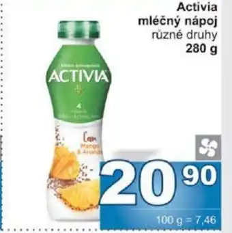 Jip Activia mléčný nápoj nabídka
