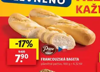 Lidl Francouzská bageta nabídka