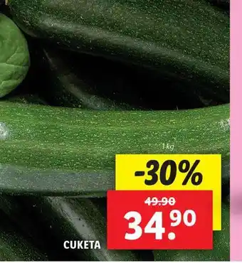Lidl Cuketa nabídka
