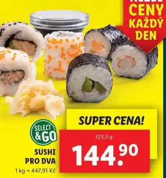 Lidl Sushi pro dva nabídka