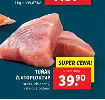 Lidl Tuňák žlutoploutvý nabídka