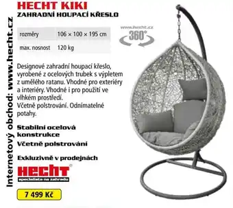 HECHT KIKI ZAHRADNÍ HOUPACÍ KŘESLO