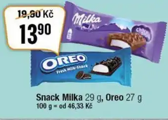 TEMPO Snack Milka 29 g, Oreo 27 g nabídka