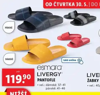 Lidl Pantofle nabídka