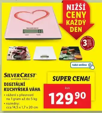 Lidl Digitální kuchyňská váha nabídka