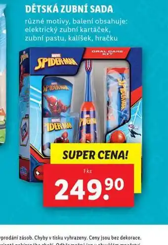 Lidl Dětská zubní sada nabídka