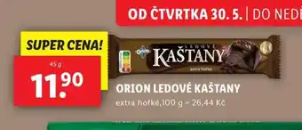 Lidl Orion ledové kaštany nabídka