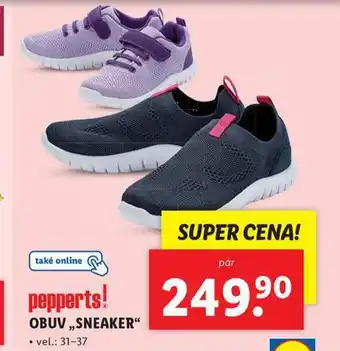 Lidl Obuv sneaker nabídka