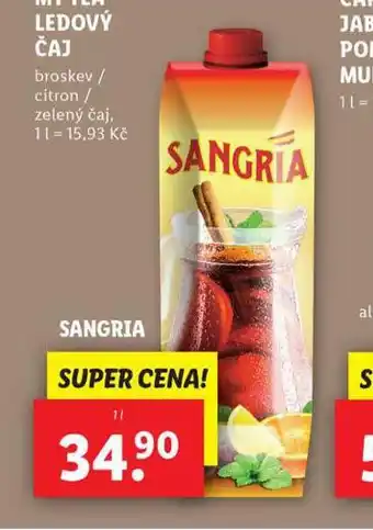 Lidl Sangria nabídka