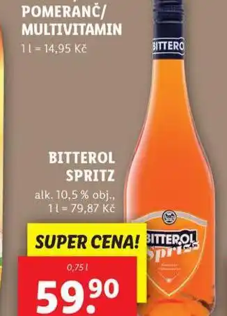 Lidl Bitterol spritz nabídka