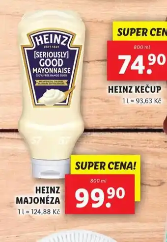 Lidl Heinz majonéza nabídka