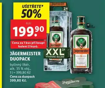 Lidl Jägermeister duopack nabídka