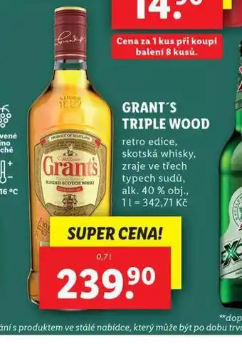 Lidl Grant´s triple wood nabídka