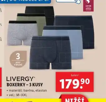 Lidl Boxerky nabídka