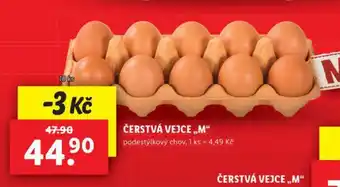 Lidl Čerstvá vejce m 10 ks nabídka