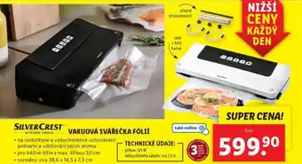 Lidl Vakuová svářečka fólií nabídka